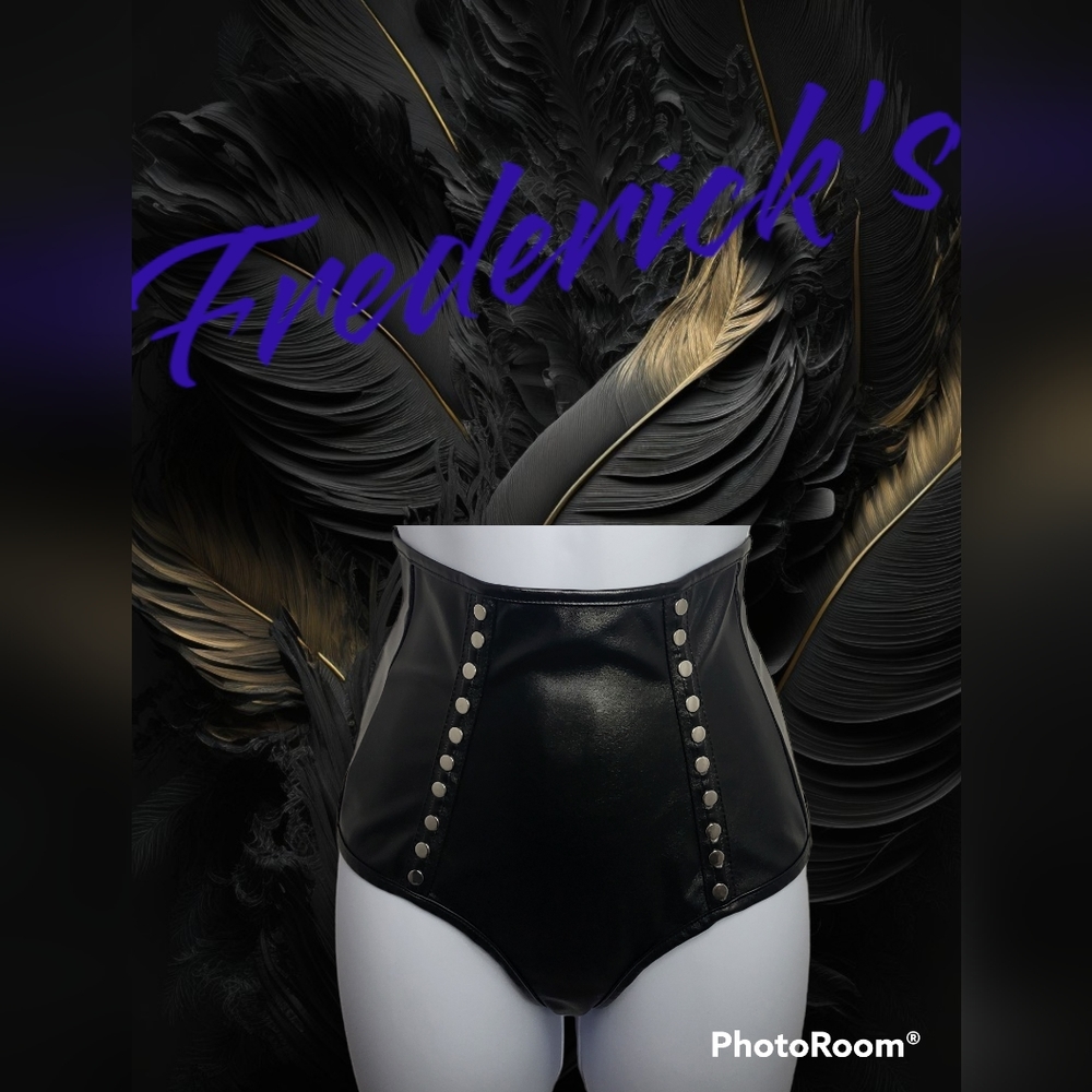 Frederick's of Hollywood Black High-Waist Intimates Panties